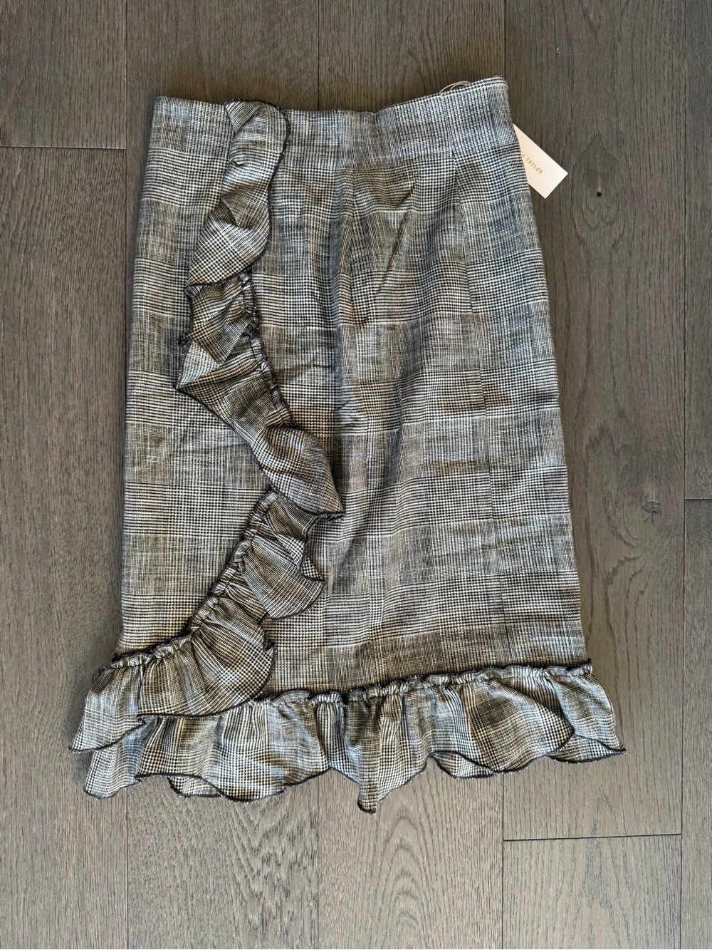 Rebecca Taylor Plaid Ruffle Skirt